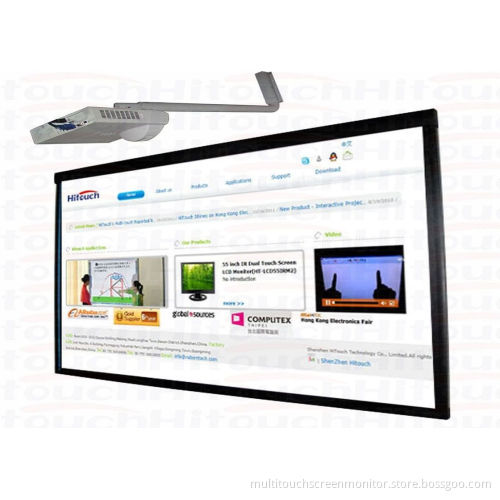 Optical Imaging Ccd Finger Touch Whiteboard Electronic Interactive Whiteboard 84mta